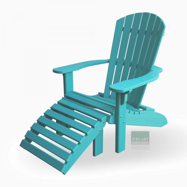 Adirondack Chair USA Classic Turquoise, modern, fein Adirondack Chair USA Classic Turquoise, modern, fein