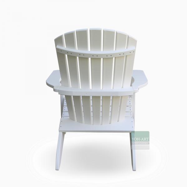 Adirondack Chair USA Classic White, Rueckseite