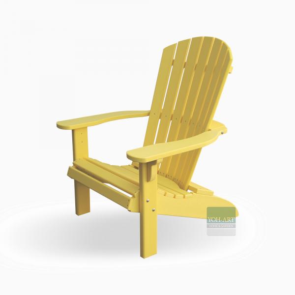Adirondack Chair USA Classic Yellow, hell, freundlich, modern