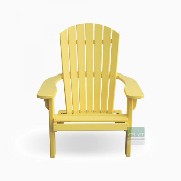 Adirondack Chair USA Classic Yellow, Front