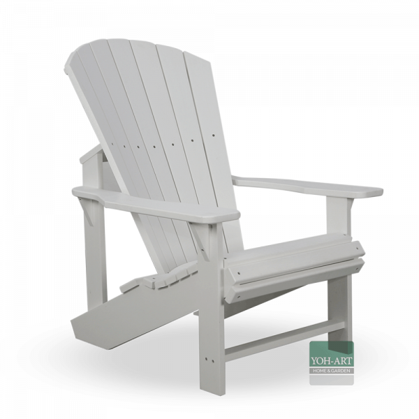 Adirondack Chair Classic Kanadischer Deckchair White