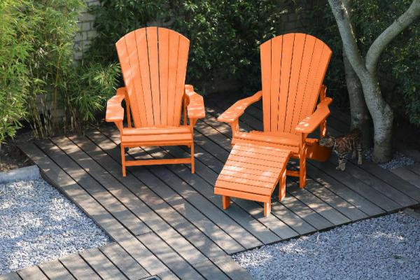 Adirondack Stuhl Classic Orange Adirondack Stuhl Classic Orange
