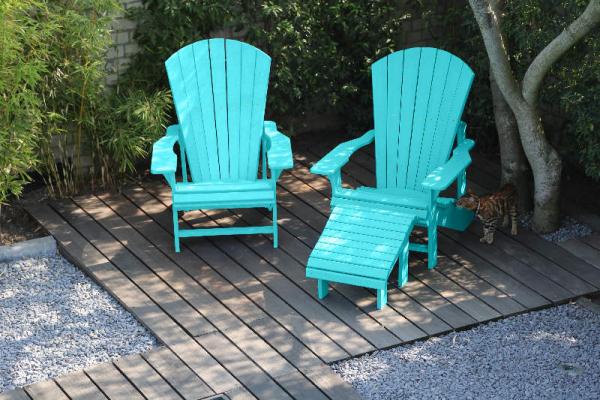 Adirondack Stuhl Classic Kanadischer Deckchair Türkis
