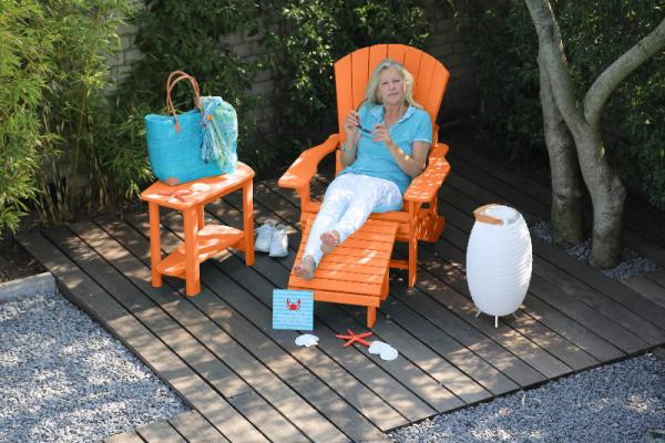 Adirondack Stuhl Classic Orange Adirondack Stuhl Classic Orange