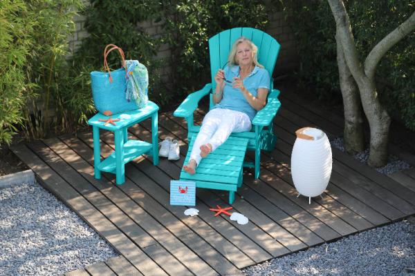 Adirondack Stuhl Classic Kanadischer Deckchair Türkis