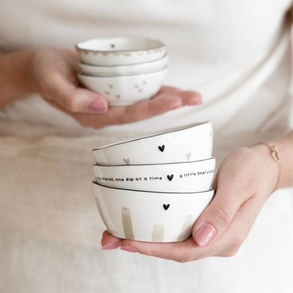 Bastion Collections Schüssel Set White Natural