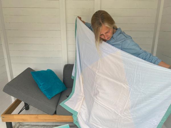 Breezyblanket Dohad Single Edition Soft Summer Stripes (Mint)