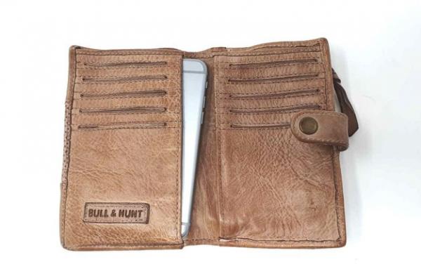 Bull & Hunt Urban Wallet sand, Innenseite, Faecher, 