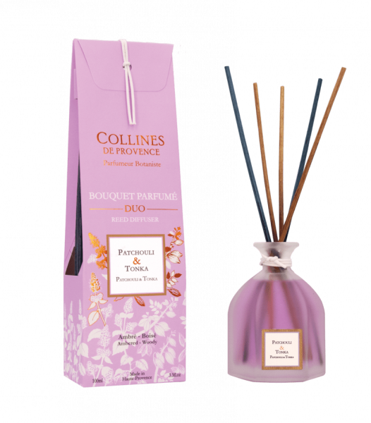 Collines de Provence Duftstäbchen 100ml Patschuli & Tonka Collines de Provence Duftstäbchen 100ml Patschuli & Tonka