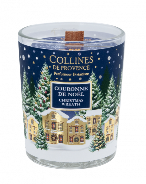 Collines de Provence Kerze Weihnachtskranz 75g