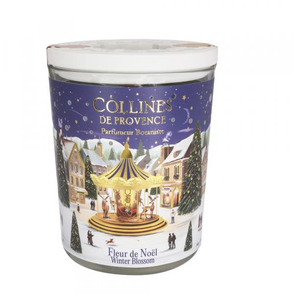 Collines de Provence Kerze, Collines de Provence Duftkerze, Kerze Winterblüte, Duftkerze Winterblüte, Winterduft Kerze, Blütenduft Kerze, Kerze 180 g, große Duftkerze, Provence Duftkerze, französische Duftkerze, Raumduft Kerze, Duftkerze Winter