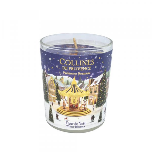 Collines de Provence Kerze, Collines de Provence Duftkerze, Kerze Winterblüte, Duftkerze Winterblüte, Winterduft Kerze, Blütenduft Kerze, Kerze 75 g