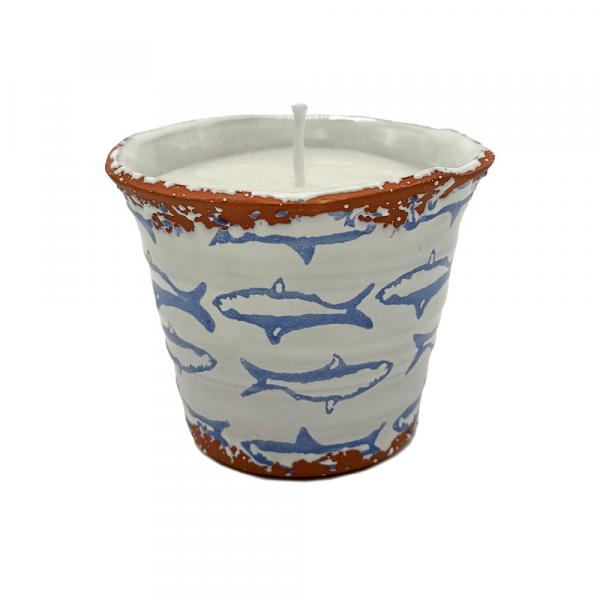 Citronella Outdoor Duftkerze Pez Azul Brisa Marina klein