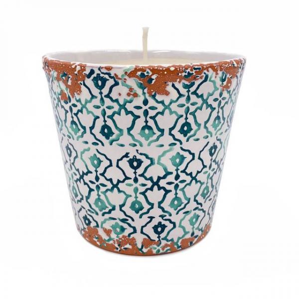 Citronella Outdoor Duftkerze Bambus Grün