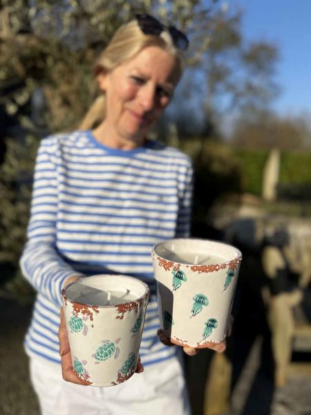 Citronella Outdoor Duftkerze Tortuga Marina