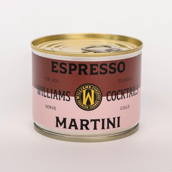 Williams Premium Cocktail Espresso Martini 130 ml Dose – Ready-to-Drink Espresso Martini