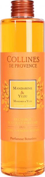 Collines de Provence Aromabouquet Nachfüller 200ml Mandarine & Yuzu, Sommer, Duft,Mandarine