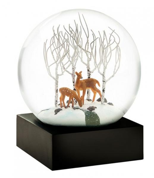 CoolSnowGlobes Schneekugel Deer in Woods, schick, schoen, Reh