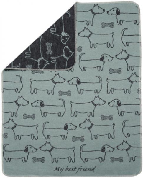 David Fussenegger Haustierdecke best Friend allover 70x90, super, schoen, trendig David Fussenegger Haustierdecke best Friend allover 70x90, super, schoen, trendig