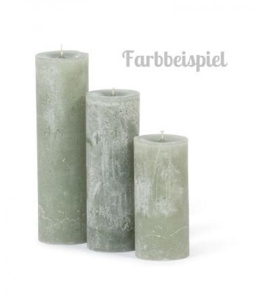 Dekocandle Kerze Mini Super Candle Greengray