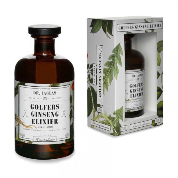 Dr. Jaglas - Golfers Ginseng-Elixier 500ml, lecker, Verpackung, Geschenk