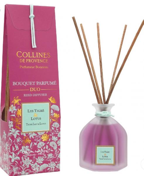 Collines de Provence Duftstäbchen 100ml Tigerlilie und Lotus Collines de Provence Duftstäbchen 100ml Tigerlilie und Lotus