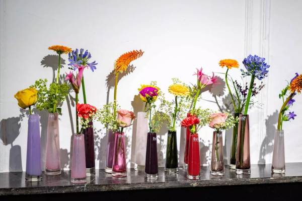 DutZ Vase Solifleur Fuchsia H21/ D5, modern, fein, schoen, Fruehling