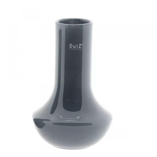 DutZ Vase, DutZ Marco, DutZ Vase Marco, Vase Blaugrau, blaugraue Vase, Vase Blue Grey, Blumenvase grau, Vase graublau, Vase 19 cm, kleine Vase, Tischvase, Dekovase, Vase für Zweige, Vase für Trockenblumen, Wohnaccessoire, Tischdeko
