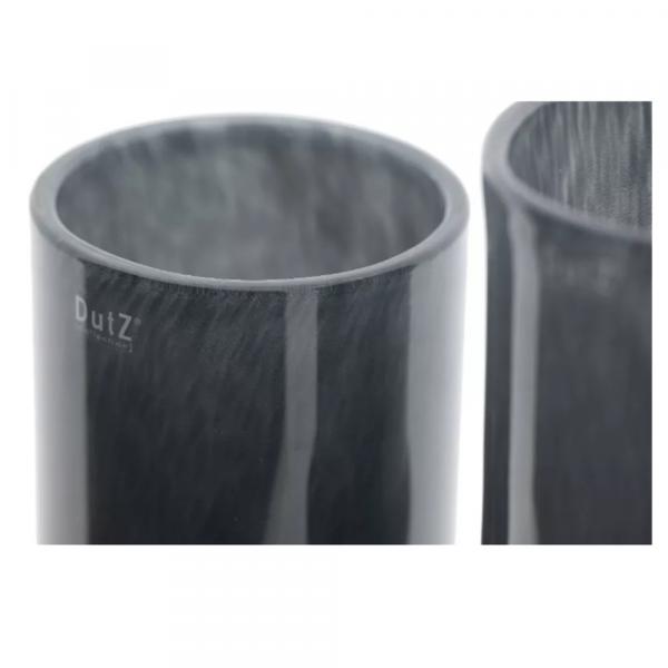 DutZ Vase Fenn Blue Grey H30/D17 in edlem Blaugrau