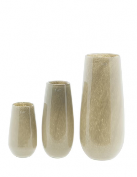 Vasen, Dutz, Modern, Glas, Robert, Taupe, Groß