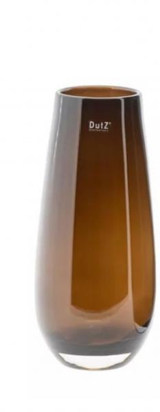 DutZ Vase Robert Smoky Brown, DutZ Glasvase H38 D18, Große DutZ Vase rauchbraun,