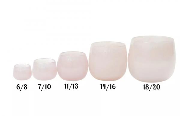 DutZ Vase Pot Oldrose H 7cm / D 10cm, Groeßen