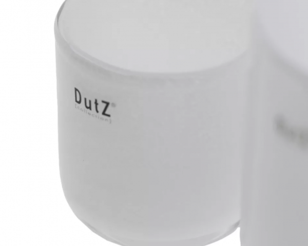 DutZ Vase Votive Cup White H13/D11