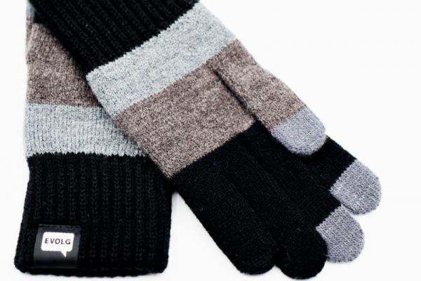 Evolg Handschuhe Axis Black Gray