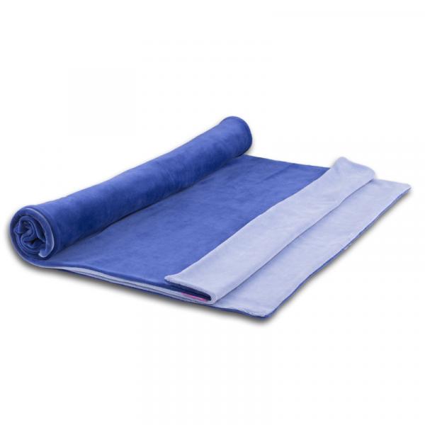 farbenfreunde Nicky Yoga Mattentuch 70x180cm royal navy blue