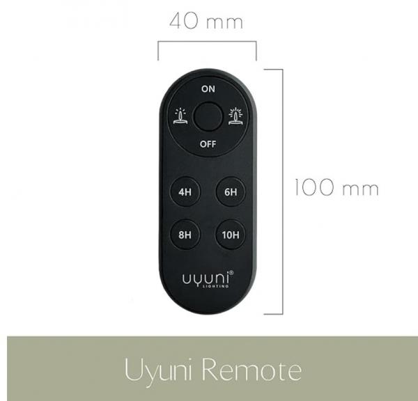 Uyuni Led Kerzen Fernbedienung black