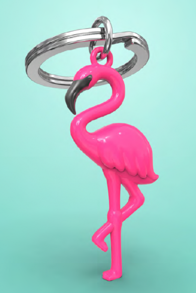Schlüsselanhänger Flamingo
