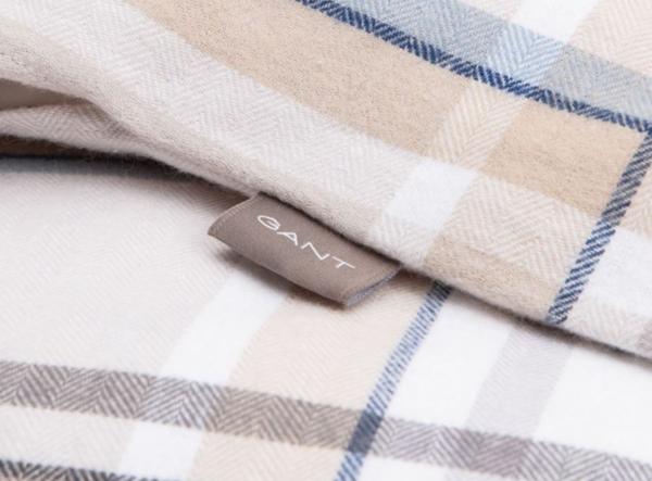 Gant Flannel Check Einzelbettdeckenbezug Multicolor schick kuschlig schlafen träumen