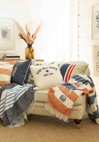 Gant Kissen Tape Stripe Red