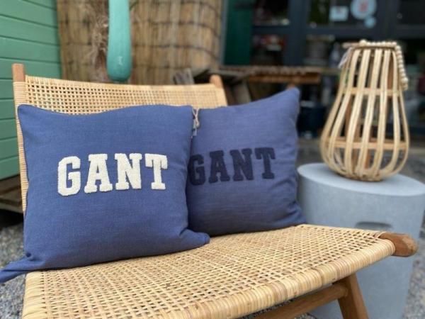 GANT Kissenhülle Logo Gant Blue GANT Kissenhülle Logo Gant Blue