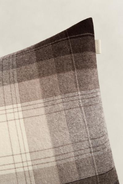 Gant Kissenbezug Merinowolle extrafein Mist Taupe