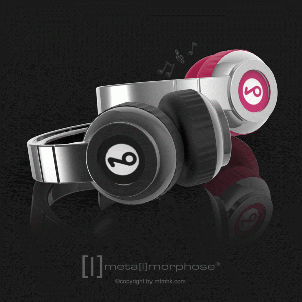 Schlüsselanhänger Headphone titan, schwarz Schlüsselanhänger Headphone titan, schwarz