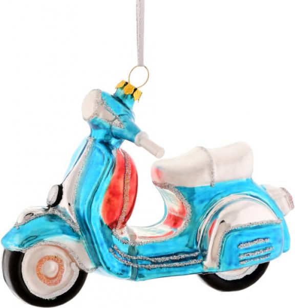 Gift Company Hänger Motorroller, blau, wunderschoen, schick, trendig, farbenfroh