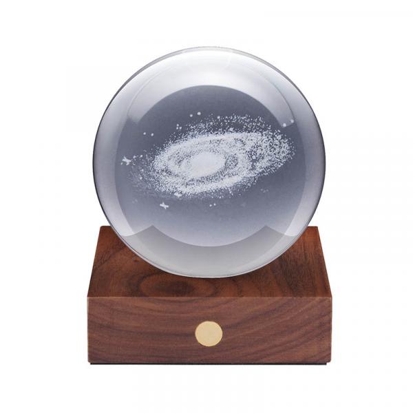 Gingko Amber Crystal Kristall Galaxie