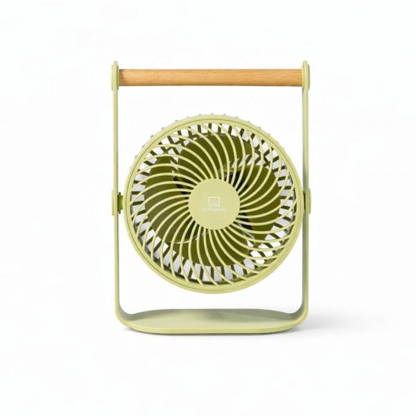 Leiser Gingko Lyra Portable Fan salbeigrün für Schreibtisch und Terrasse