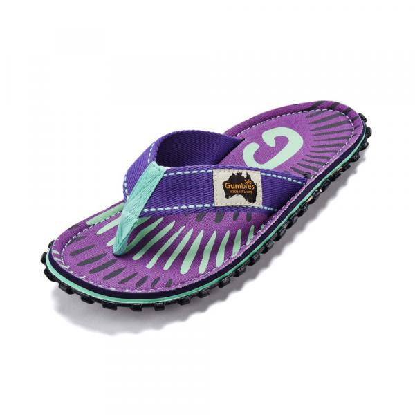 Bequeme Gumbies Original Blueberry Burst Zehentrenner für Urlaub und Freizeit