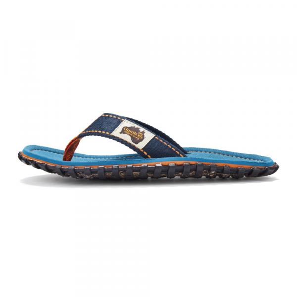 Nachhaltige Gumbies Original Tricolor Blue Sandalen mit rutschfester Sohle