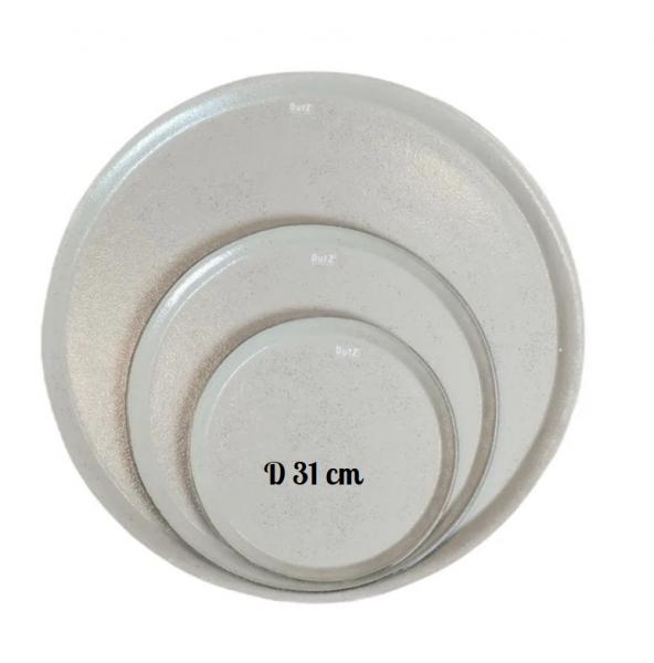 DutZ Plate Taupe D 31 cm