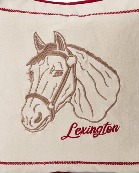 Lexington Kissenhülle Horse Organic Cotton Velvet