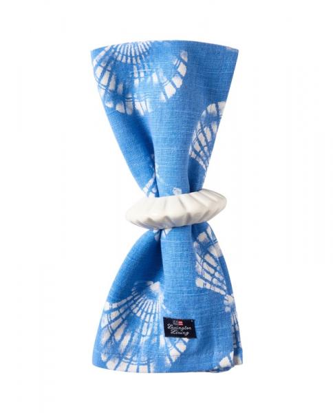 Lexington Stoffserviette Shell Printed Cotton Napkin Lexington Stoffserviette Shell Printed Cotton Napkin
